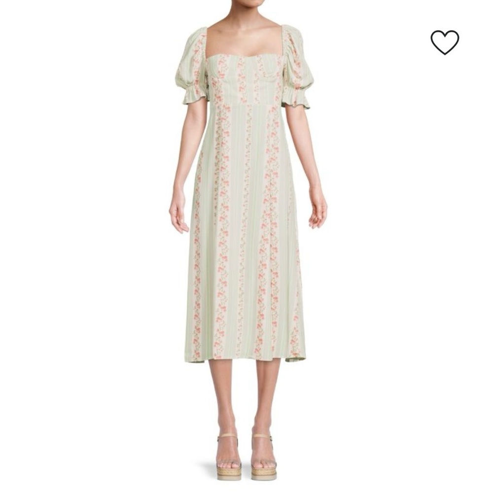 WeWoreWhat Floral Midi Dress NWOT Sz 2